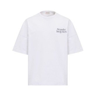 Alexander McQueen `Exploded Logo` Print T-Shirt