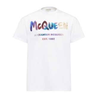 Alexander McQueen `Luminous Graffiti` T-Shirt