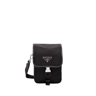 Prada `Re-Nylon` And Saffiano Leather Shoulder Bag