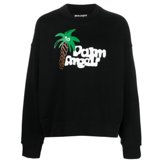 Palm Angels `Sketchy` Classic Crew-Neck
