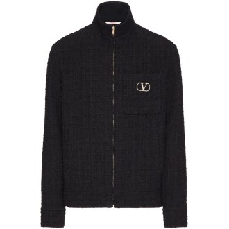 Valentino `Tweed` Padded Jacket