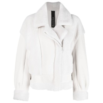 Blancha Shearling Biker Jacket