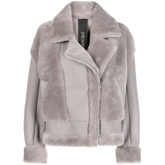 Blancha Shearling Biker Jacket