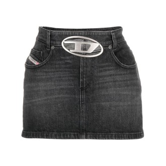 Diesel `De-Ron-S2` Denim Mini Skirt