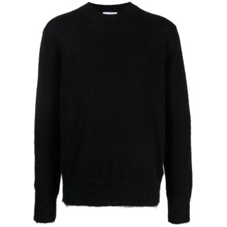 Off White `Arrow` Knit Crew-Neck Sweater