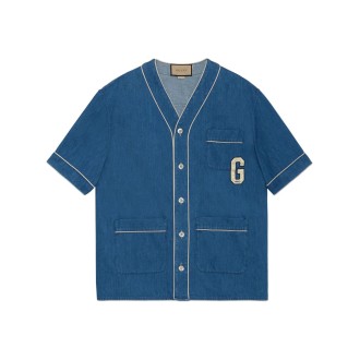 Gucci Denim Shirt With Patch
