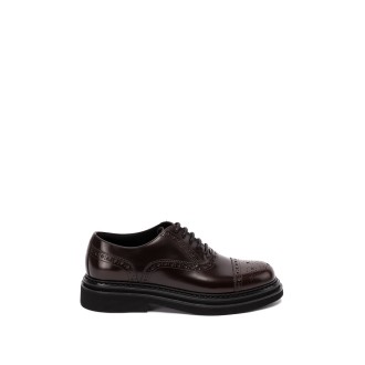 Dolce & Gabbana Brushed Leather Oxford Shoes