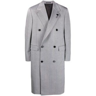 Lardini `Kosmo` Double-Breasted Coat