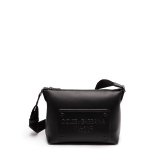 Dolce & Gabbana Crossbody Bag With Embossed Plaque