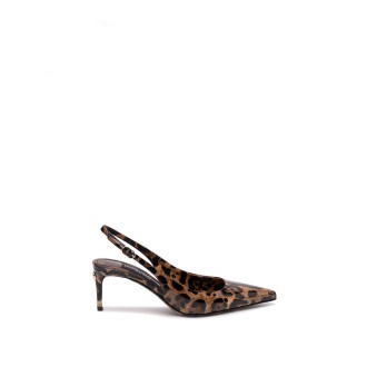 Dolce & Gabbana Leopard-Print Slingbacks
