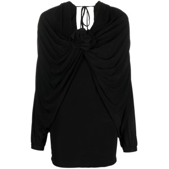 Giuseppe di Morabito Mini Dress With 3D Flower Detail