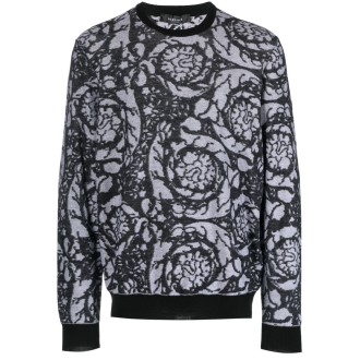 Versace `Vanisè Baroque Serie` Knit Sweater