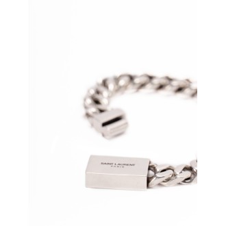 Saint Laurent Curb Chain Metal Bracelet