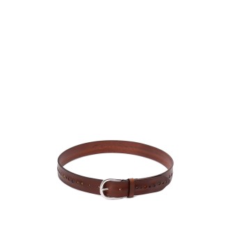 Orciani `Bull Wool` Leather Belt