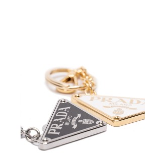 Prada Metal Keychain
