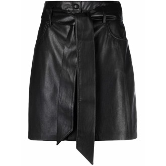 Nanushka `Meda` Alt-Leather Mini Skirt