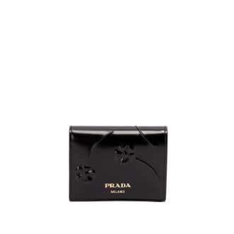 Prada Brushed Leather Small Wallet