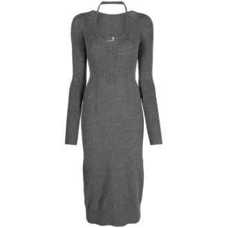 Ermanno Scervino Long Sleeve Long Dress