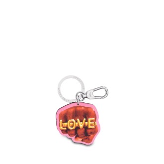 Longchamp `Longchamp X Toiletpaper` `Le Pliage Love` Key Ring
