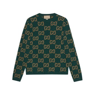 Gucci `Gg` Jacquard Sweater
