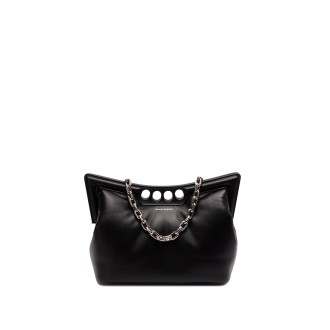 Alexander McQueen `The Puffy Peak` Leather Crossybody Bag