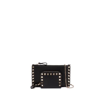 Valentino Garavani `Rockstud` Leather Pouch