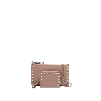 Valentino Garavani `Rockstud` Leather Pouch