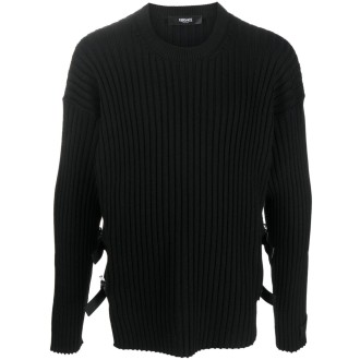 Versace Knit Crew-Neck Sweater
