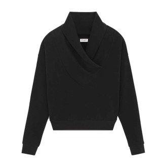Saint Laurent Drape Neck Sweater