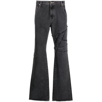Andersson Bell `Ghentel` Raw-Cut Flare Jeans