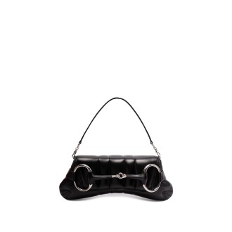 Gucci `New Horsebit` Shoulder Bag