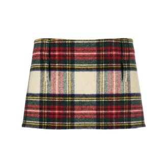 Miu Miu `Tartan` Skirt