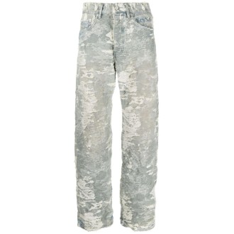 Purple Brand Jacquard Relaxed Straight Pants