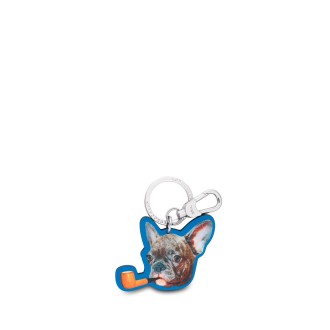 Longchamp `Longchamp X Toiletpaper` `Le Pliage Chien` Key Ring