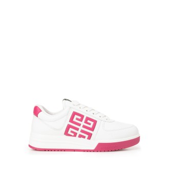 GIVENCHY Sneakers G4 In Pelle Bianco/Rosa