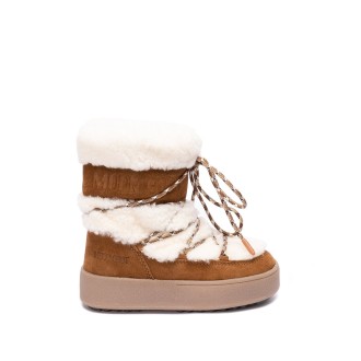 Moon Boot Kids `Jtrack Shearling` Boots