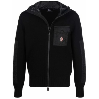 Moncler Grenoble Tricot Zip-Up Cardigan