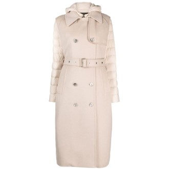 Moorer `Alys` Padded Double-Breasted Coat