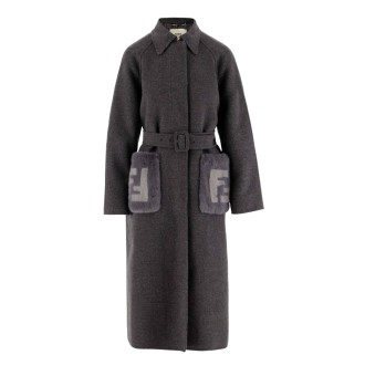 Fendi `Ff` Coat