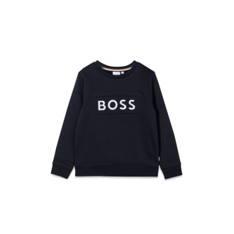 boss logo crewneck sweatshirt