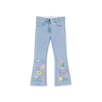 stella mccartney jeans designs on the bottom