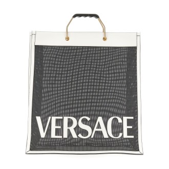 versace shopper bag with logo