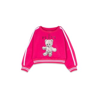 philipp plein teddy bear crewneck sweatshirt