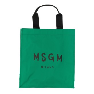 msgm tote bag with logo