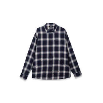 dsquared over checked shirt