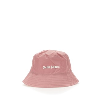 palm angels bucket hat with logo