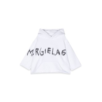 mm6 maison margiela logo hoodie
