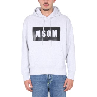 msgm sweatshirt with logo box