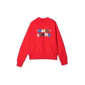 palm angels crewneck seasonal logo