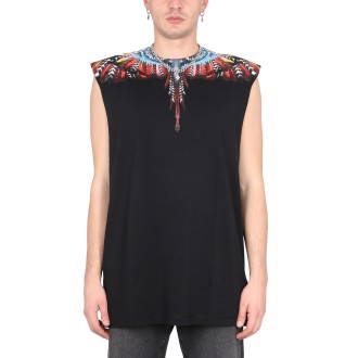 marcelo burlon county of milan top grizzly wings